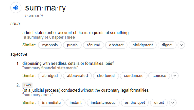 The image links externally to https://user.keio.ac.jp/~hjb/How_to_write_a_summary.html#:~:text=A%20summary%20is%20a%20record,heard%2C%20such%20as%20a%20movie.